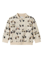 Name It Sweat Cardigan/jakke - Nmmhekar - Peyote/Bil og motorcykelprint